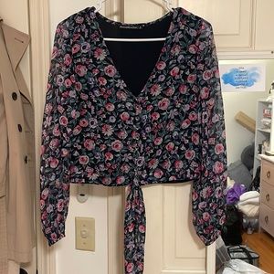 Abercrombie & Fitch floral top
